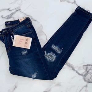 Fashion Nova High waisted dark denim